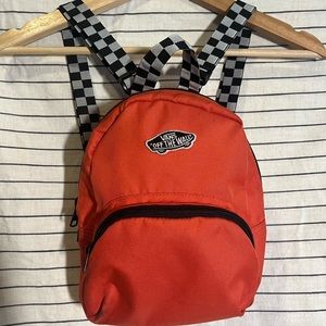 VANS Small Backpack with Checkered straps
